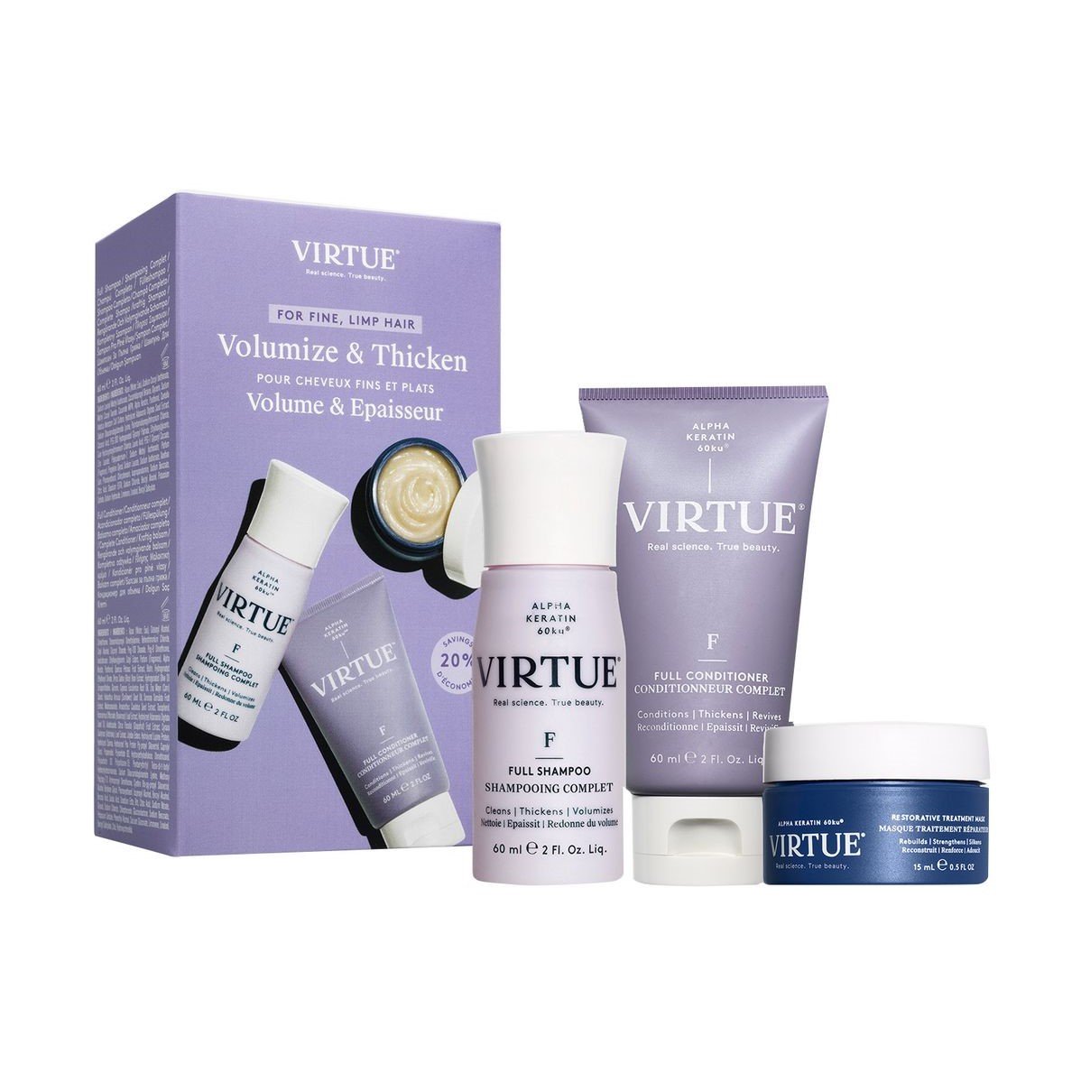 VIRTUE Full Discovery Set Volumize and Thicken