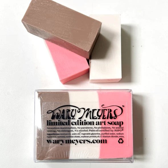 WARY MEYERS Limited Edition Art Soap 2 Neapolitan!